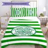 Celtic FC 3-częściowy komplet pościeli Poszewka na kołdrę Zapięcie Zawiera 1 poszewkę na kołdrę i 2 poszewki na poduszki na wszystkie pory roku Dekoracja sypialni, domu, akademika