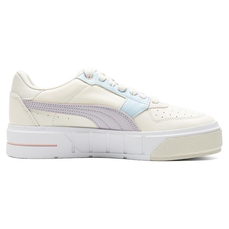 Puma Cali Court Lth Comfortable Durable Low-Top Sneakers Women Sneakers Blue Purple Beige 393802-07