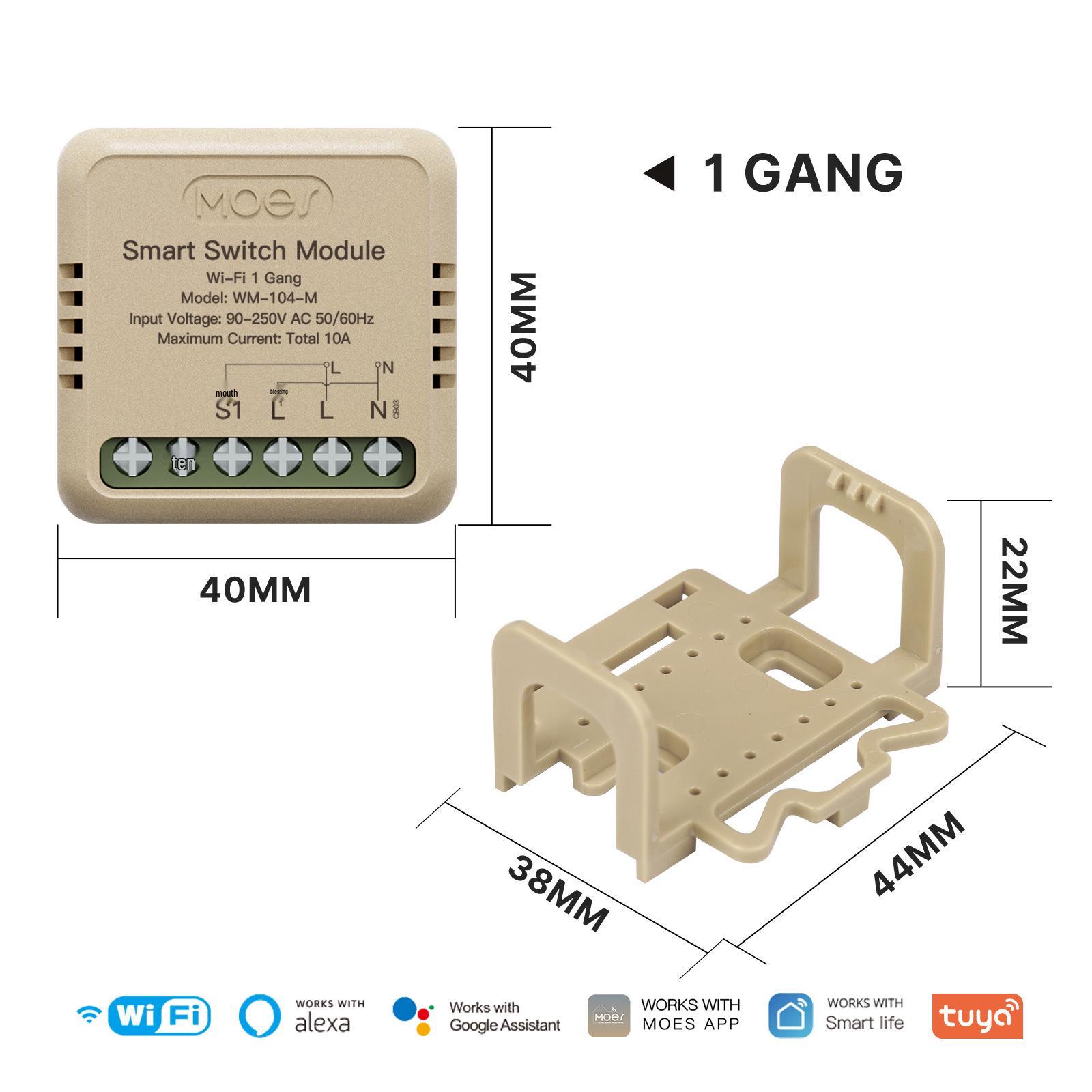 Tuya Zigbee Smart Home Switch: App & Alexa Voice Controlled Timer Module