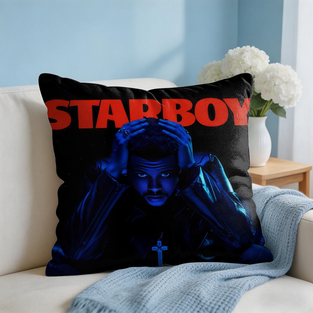 Rapper The WWeeknd Cushion Cover Square Pillow Bedroom Sofa Leisure Comfort Living Room Home Decoration X