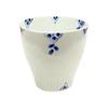 Arita Ware Tea Cup, Hand-painted, Koyo Kiln, Small Flower At the Tip of the Sword, Shinogi Tea Cup, Blue