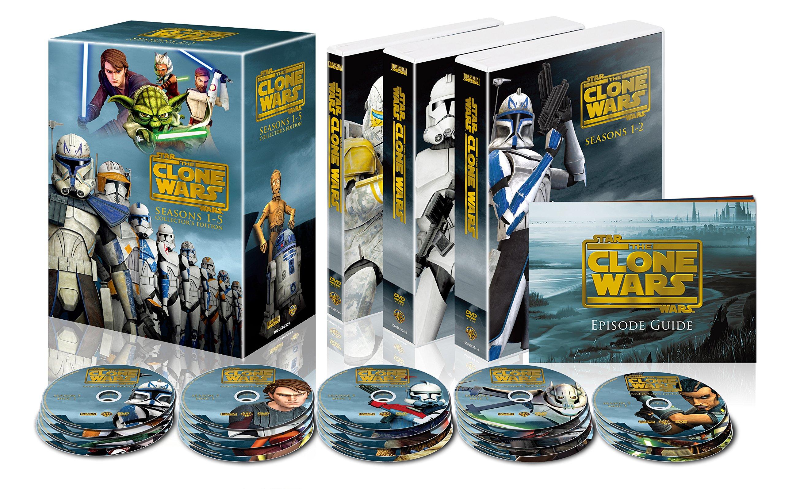 

Star The Clone Wars Seasons Complete Set Wars 1-5 (22 Discs) [DVD]