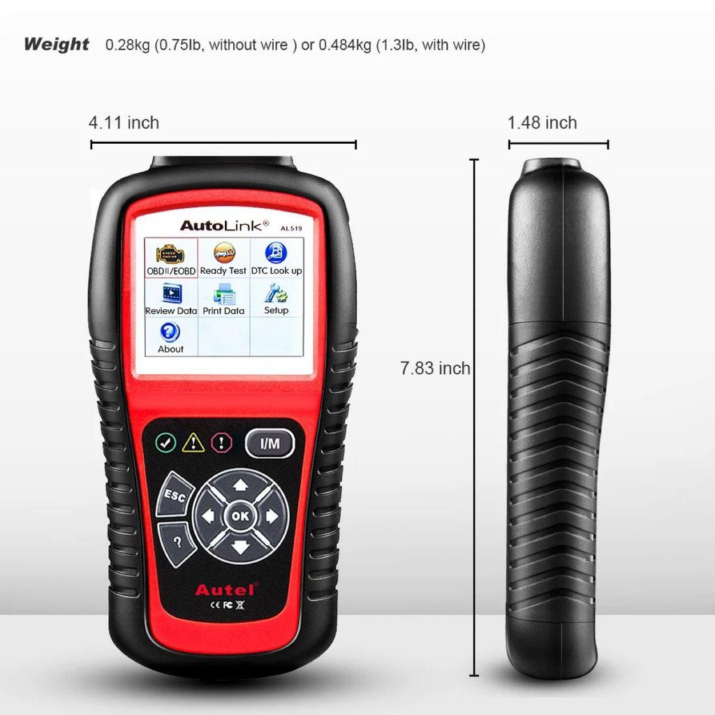 Genuine AutoLink AL519 OBDII/EOBD Scanner, Overseas Upgrade Version from Autel.