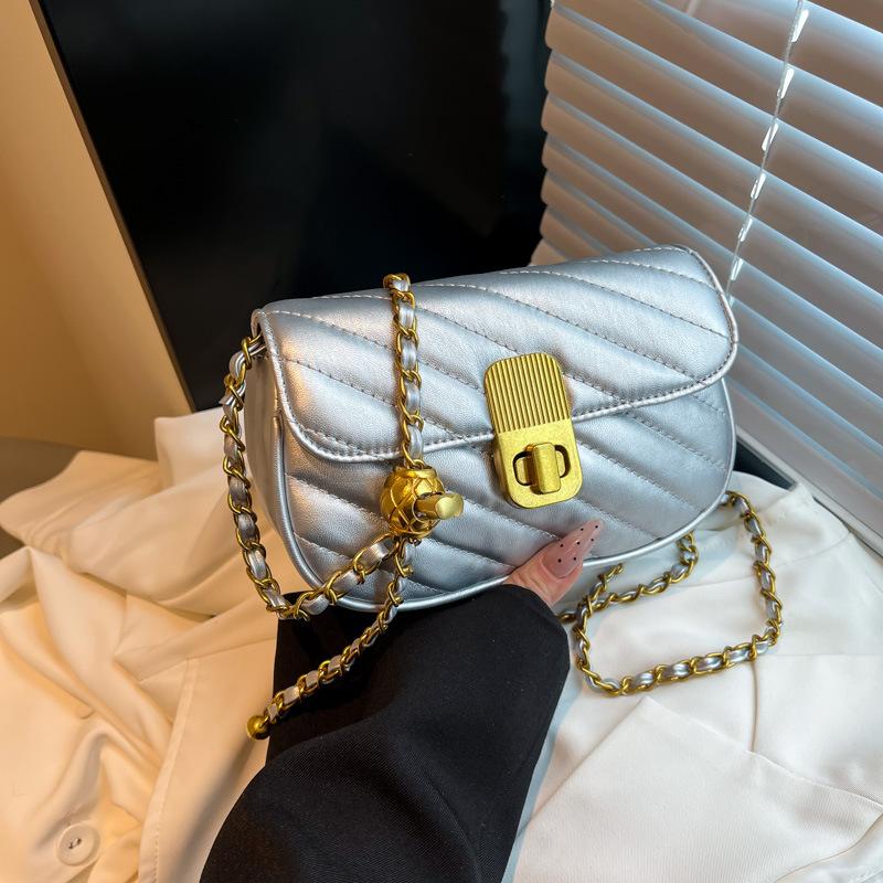 Fashion small bag women's new niche design chain messenger bag premium versatile shoulder small square bag