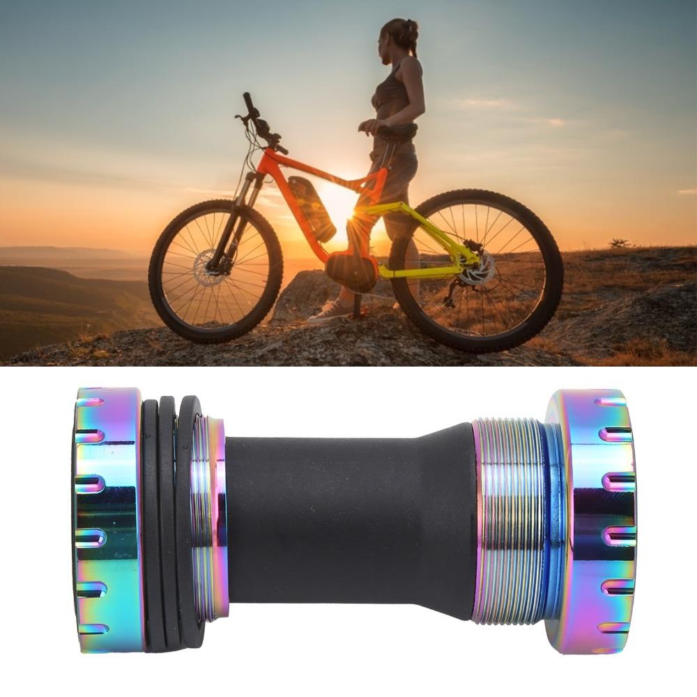 1.37x24T BB Bottom Bracket 68-73mm Lightweight Bottom Bracket Bearings Aluminum Alloy + Nylon Bottom Bracket