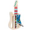 Wooden Light & Sound Educational Kids' Guitar Toy - Baby's Musical Instrument Simulation