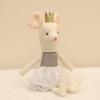 Bambole di peluche Animali di peluche Cartoni animati Giocattoli per bambini per bambine Regalo di compleanno Natale famiglia di topi casa delle bambole