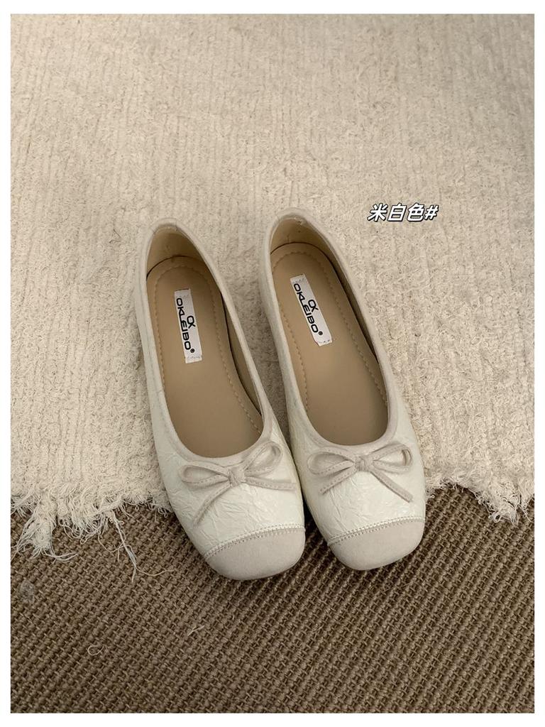 Brand New Flats Shoes Women Low Heel Ballet Square Toe Shallow Shoe Slip On Loafer Round Toe Ballet Flats Shoes zapatos De Mujer