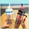 Portable Ladies Water Cup With Straw And Handle For Home Outdoor Travel
