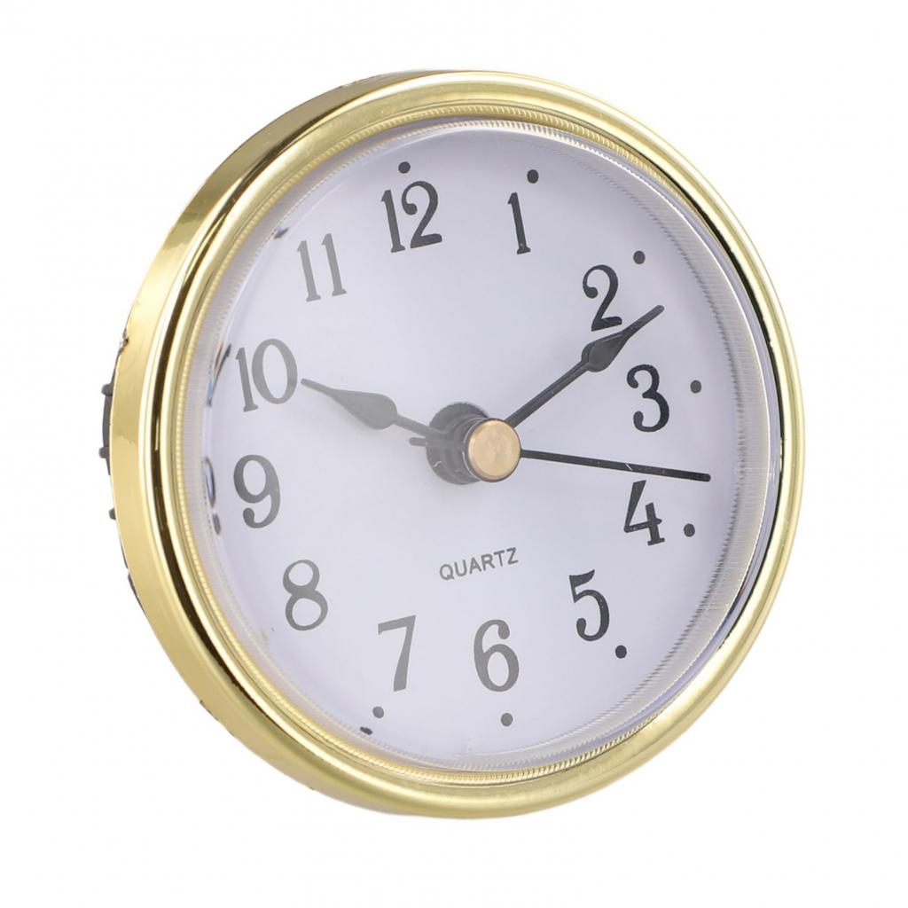 65MM Quartz Clock Inserts Gold Arabic Numbers Precise