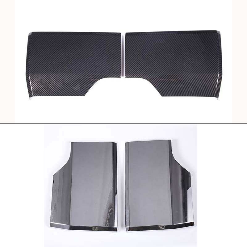 ABS Carbon Fiber Texture Car Rear Bumper Cover Decorative Protective Cover For Toyota Tundra 2022-2023 Auto External