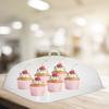 1Pcs Wear-Resistant Transparent Plastic Food Cover Protective Cake Dome Snack Tray Cover Dust Proof Practical Cake Dome