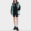Fila 2023 Autumn New Knitted Hooded Sweatshirt Fashion Loose Color Block Splicing Women Tops Black F11W339207FBK