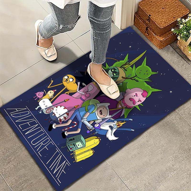 Adventure Time Carpet Rug For Living Room Bedroom Home Sofa Decoration Kids Play Nonslip Floor Mat