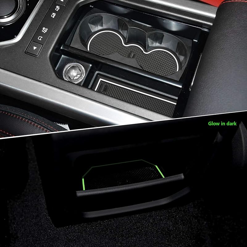 Auovo 8Pcs Anti-Dust Mats For Range Rover Evoque Accessories 2012-2018  Fit Center Console,Car Cup Holder Erts,Door Liners Interior For Land Rover