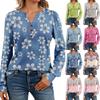 Camisas de Manga Larga para Mujer Henely Tops Casuales Blusas de Moda Camisetas Lindas