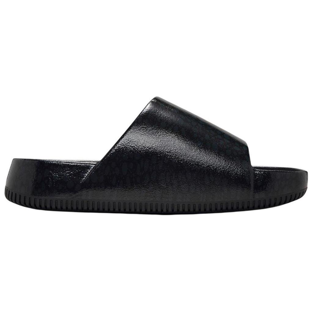 Nike Calm Slide Round Head Comfortable Silent Non-Slip Odor-Resistant Slide Sandals Men Sandals Black HM5072-001