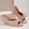 Fashion Summer Sexy Thick Heel Sandals Heels Women Breathable Street Woman Square Toes Dress Party Shoes Shoes Women's