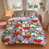 3Pcs Bt21 Character Collage Bedding Sets For All Sizes New 3D Printed Bed Cover Comforter Duvet Cover Pillowcase Bedroom Decoration