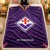 Flannel BlanketFiorentina FC Warm Soft Throw Blanket for Indoor Sofa Bed Living Room Use