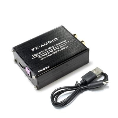 FX-AUDIO- FX-05J High-End Mobile Audio DAC with Optical Digital Input, ES9018K2M, USB Powered, High-Resolution Audio