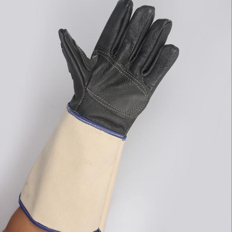 Gongtai Extended Cowhide & Canvas Welding Gloves