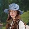 Drawstring Sunshade Cowboy Hat Breathable Fishing Cap Sun Cap Sunscreen Basin Cap  Camping