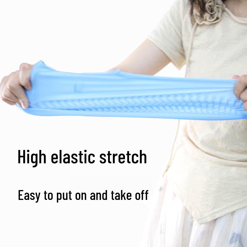 Regenfeste rutschfeste Silikon-Überschuhe für Erwachsene - Wasserdicht & Verschleißfest für Männer, Frauen und Studenten