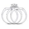 Boutique 925 Silver Fat Square Real Moissanite Engagement Rings for Women Fine Jewelry