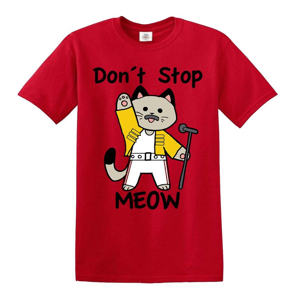 Funny Dont Stop Meow Tshirt Cat Kitten Funny Party Cats Tshirt Top Tee
