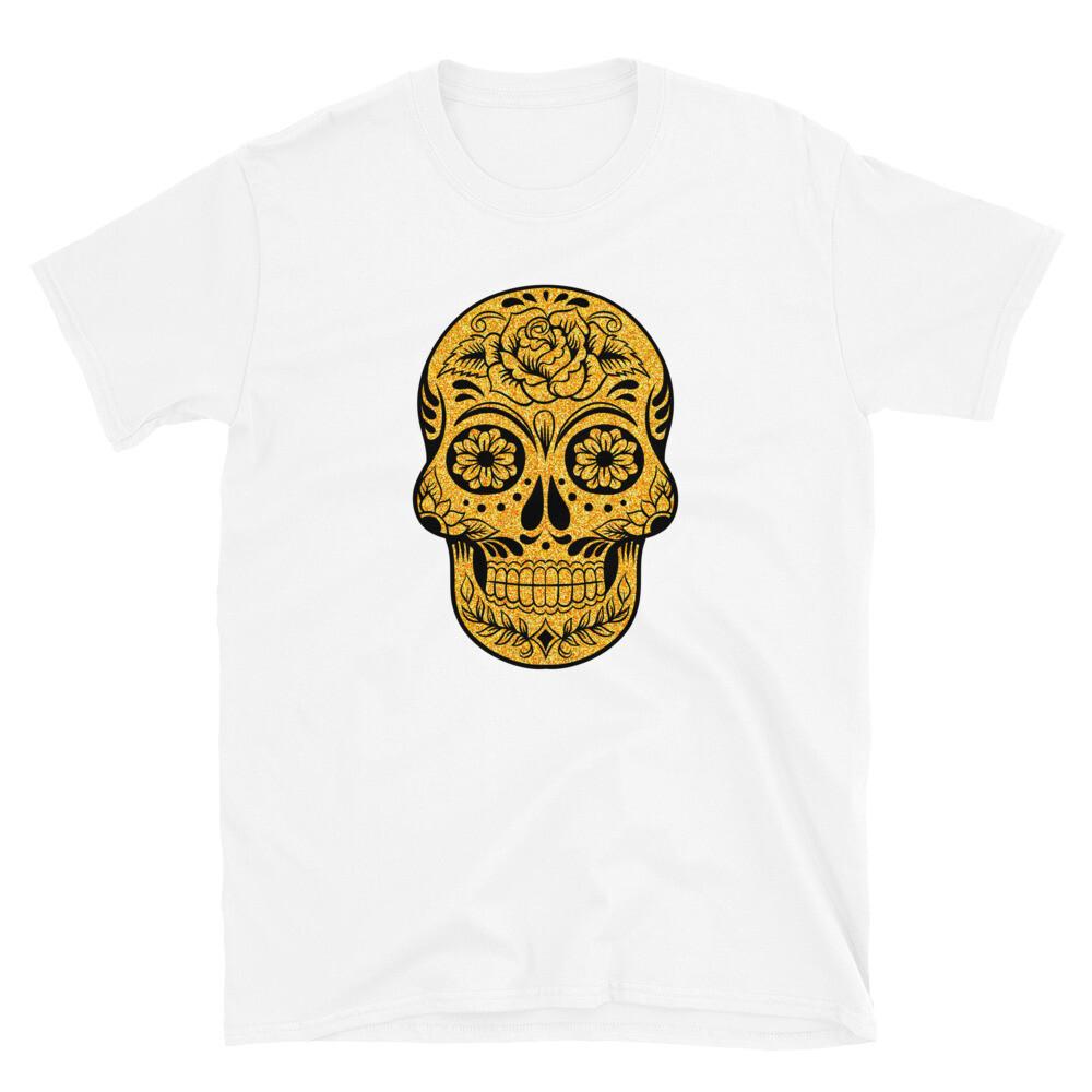 Golden King Skull T-Shirt S разноцветный