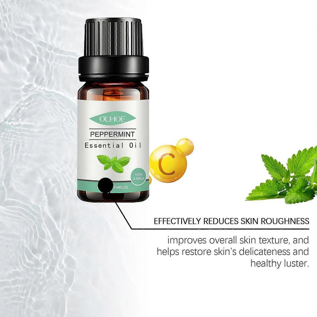 Limited time!!Ouhoe Mint Skincare Essential Oil - Mint Fragrance For Living Room And Office, Soothes The Body, Long-Lasting Moisture Lock, Improves Sk