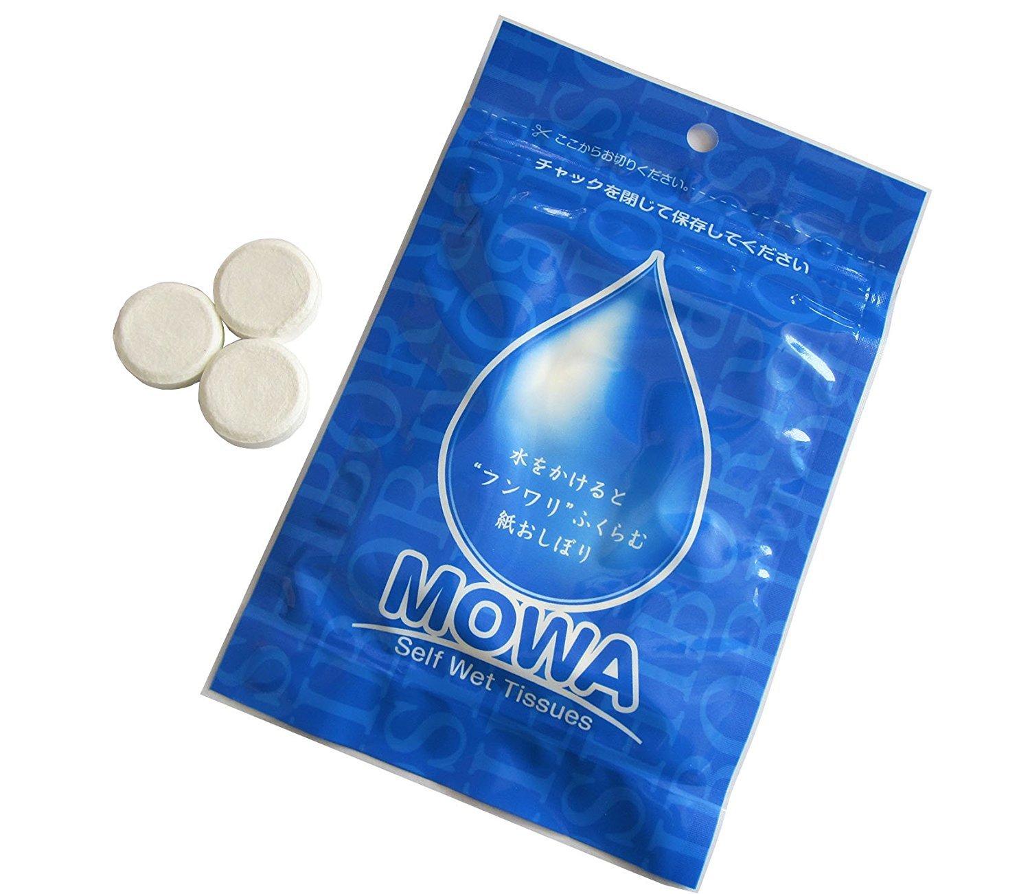 

MOWA Compressed Hand Towels, 400 count (200 count x 2 packs), MW-1, for emergencies, business use, nursing care, leisure, and more