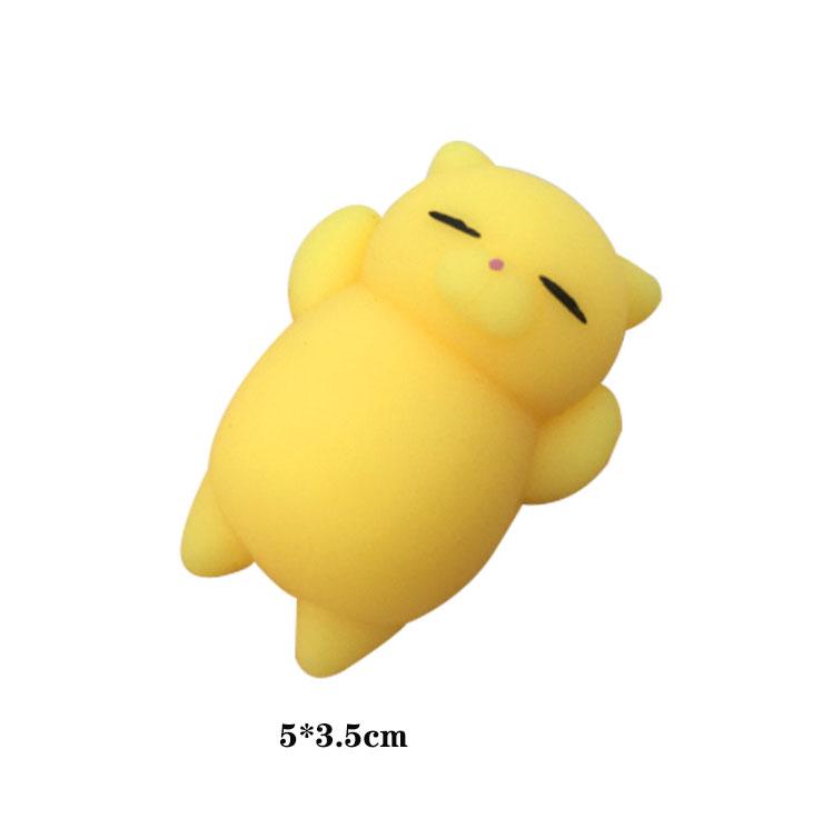 

Мини-мягкий кот-антистресс мячик, сжимаемый моти, Abreact, мягкая липкая игрушка для снятия стресса, забавная подарочная игрушка