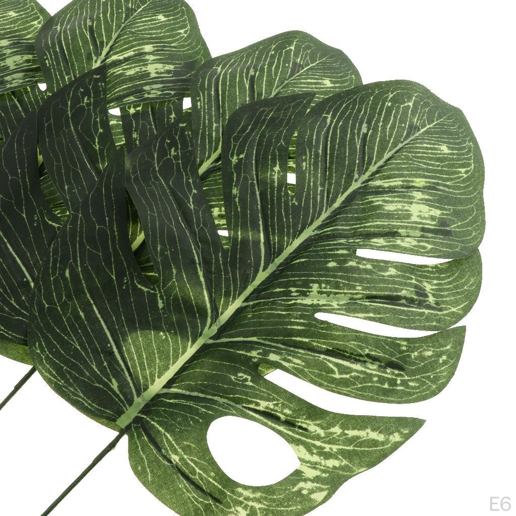 5 Artificial Faux Foliage Palm Home Decor