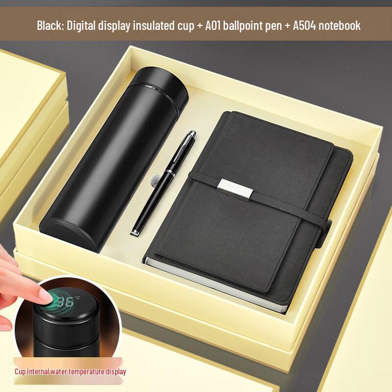 Smart Digital Display Thermos Business Gift Set