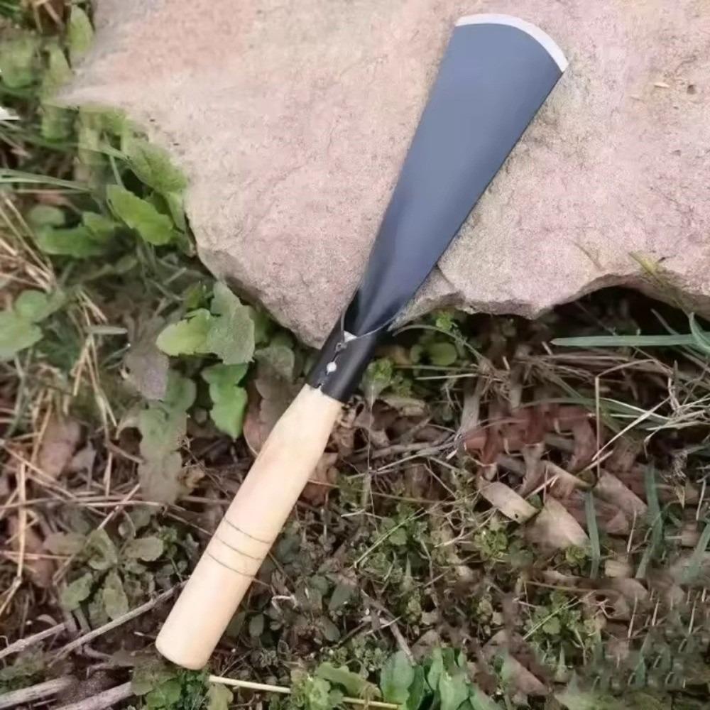 Dig Gardening Shovel Digging Garlic Garden Shovel Multi-Purpose Iron Hoe  Outdoor Gardens Planting Flat Shovel