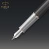 PARKER Parker Fountain Pen Sonnet Premium Metal & Gray PGT Fine 18K Gold Nib In Gift Box, Regular...