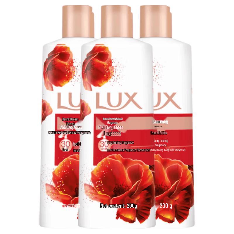 LUX Enchanted Fragrance Body Wash with Drunken Violet Scent