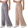 Women’s Parachute Cargo Pants  Desigenr High Waist Flared Korean Trousers Dress