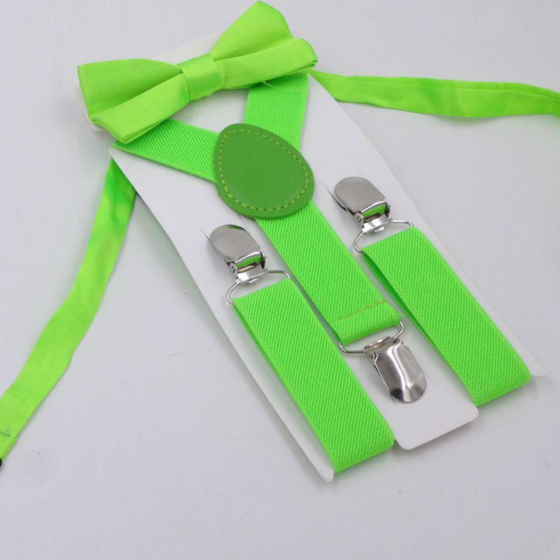 Kinder Mode Hosenträger Set: Trendige Hosenträger und Fliege für Kinderaufführungen