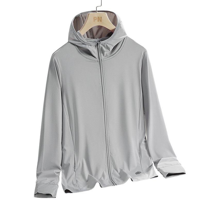 Unisex Hooded UV Protection Jacket - Sun Protection for Summer Outdoor Sports and Casual Wear.