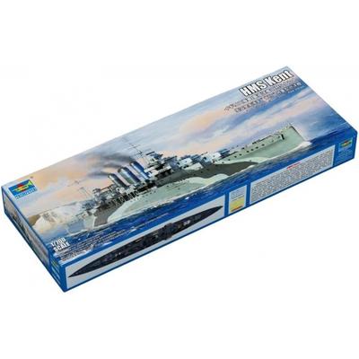 Trumpeter  Trumpeter  1 700 British Navy Heavy Cruiser Hms Kent Plastic Model 06735 Molding Color