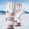 Unisex Winter Touchscreen Ski Gloves - Fleece-Lined for Cycling and Outdoor Activities