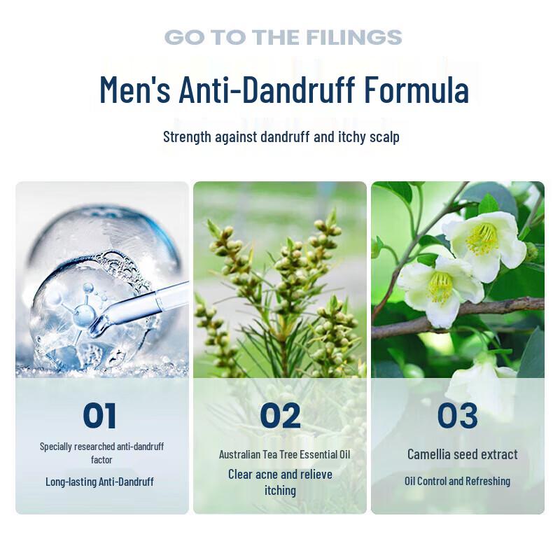 Adolph Tea Tree Oil Men's Anti-Dandruff Shampoo