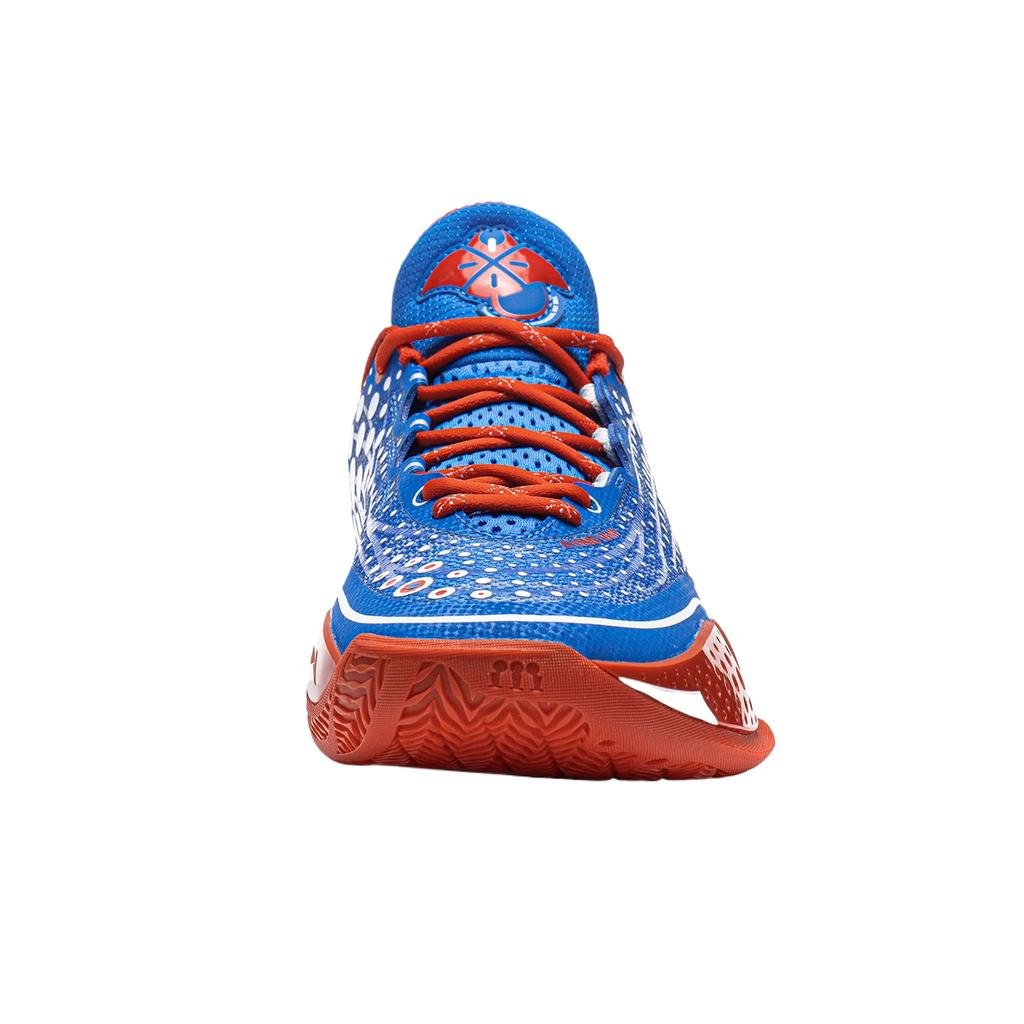 Men's Sneakers Li-Ning Wade 808 6 ULTRA Basketball Shoes Men's Low-top Flame Red/Deep Shimmer Blue