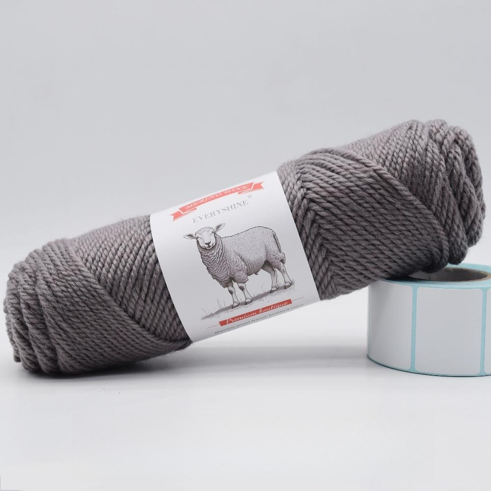 3 balenia hrubej priadze z merino vlny (100g/3.53oz Na klbko) – 110m/120yd Viacfarebná mäkká pletacia a háčkovacia priadza na DIY remeslá Teplé ručne vyrobené potreby