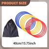 12 Agility Rings for Balance And Coordination Exercises, Jump Rope Games.