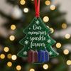 New Christmas Acrylic Friendship Hanging Pendants Ornaments Xmas Tree 2026 New Year Party Home Decoration DIY Gifts
