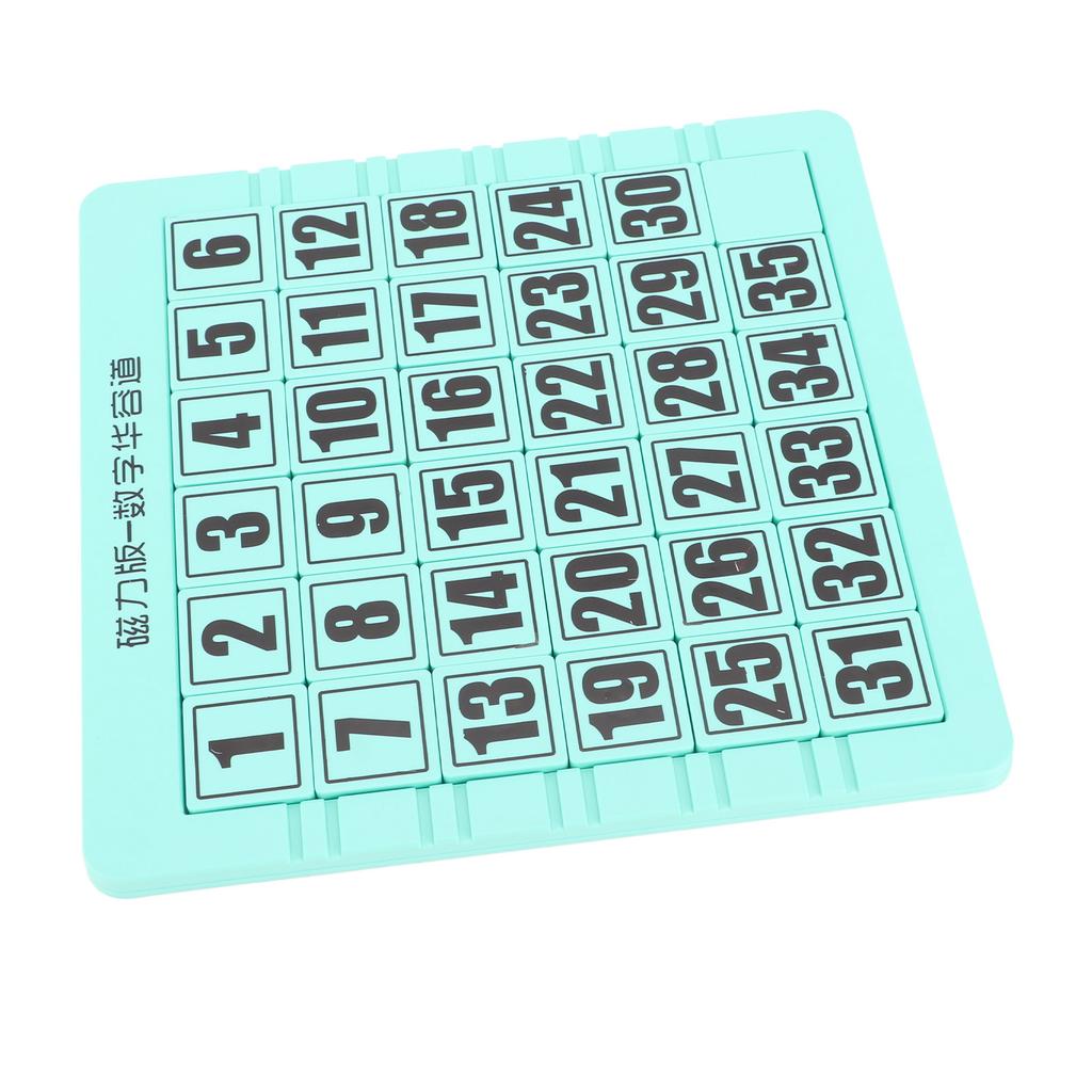 Kids Mathematics Sliding Puzzle Board Develop Logical Thinking Intellectual Magnetism Sliding Toy